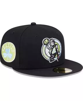 Мужская черная приталенная кепка Boston Celtics Color Pack 59FIFTY New Era