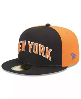 Мужская черная приталенная кепка New York Knicks 2022/23 City Edition Official 59FIFTY New Era, черный