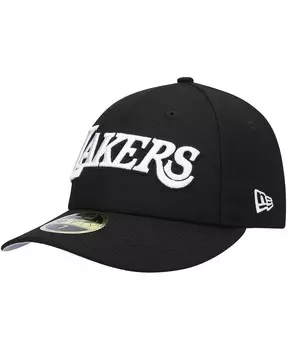 Мужская черная приталенная кепка с логотипом команды Los Angeles Lakers 59FIFTY 59FIFTY New Era