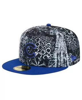 Мужская черная приталенная шляпа Chicago Cubs Sands 59FIFTY New Era, черный