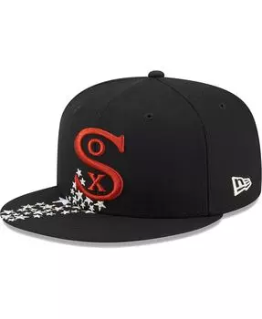Мужская черная приталенная шляпа Chicago White Sox Meteor 59FIFTY New Era