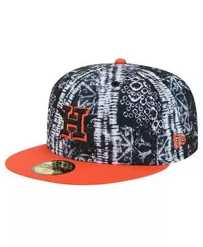 Мужская черная приталенная шляпа Houston Astros Sands 59FIFTY New Era, черный