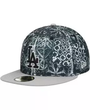 Мужская черная приталенная шляпа Los Angeles Dodgers Sands 59FIFTY New Era, черный