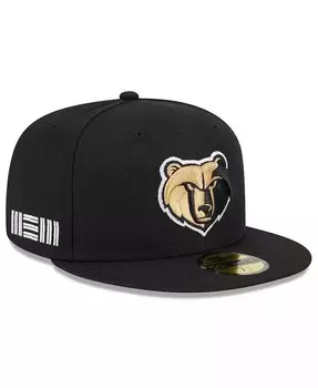 Мужская черная приталенная шляпа Memphis Grizzlies 2023/24 City Edition Alternate 59FIFTY New Era, черный