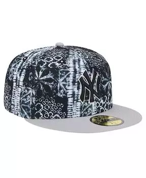 Мужская черная приталенная шляпа New York Yankees Sands 59FIFTY New Era, черный