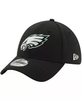 Мужская черная приталенная шляпа Philadelphia Eagles 39THIRTY New Era, черный