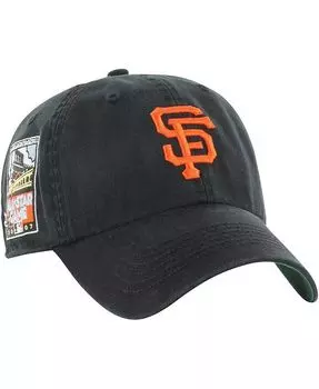 Мужская черная приталенная шляпа San Francisco Giants Sure Shot Classic Franchise '47 Brand, черный