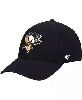 Мужская черная регулируемая кепка '47 Pittsburgh Penguins Legend Mvp '47 Brand, черный