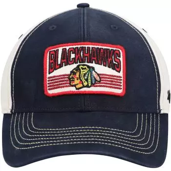 Мужская черная регулируемая кепка Chicago Blackhawks Shaw MVP '47