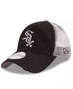 Мужская черная регулируемая кепка Chicago White Sox Team Rustic 9TWENTY New Era