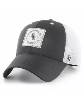 Мужская черная регулируемая кепка Chicago White Sox Disburse MVP Trucker '47 Brand