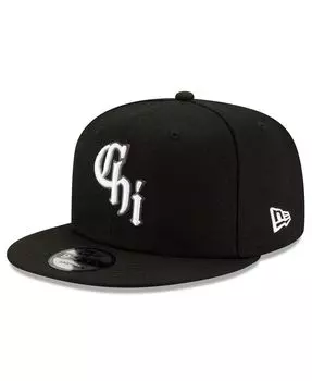 Мужская черная регулируемая кепка Chicago White Sox City Connect 9FIFTY Snapback New Era