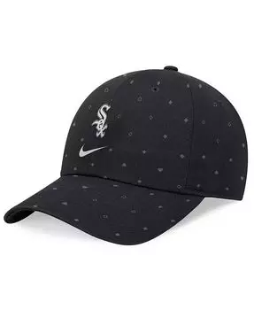 Мужская черная регулируемая кепка Chicago White Sox Primetime Print Club Nike, черный