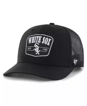 Мужская черная регулируемая кепка Chicago White Sox Squad Trucker '47 Brand, черный