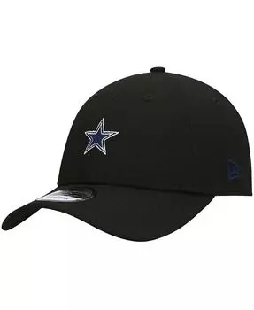 Мужская черная регулируемая кепка Dallas Cowboys 9Twenty New Era, черный