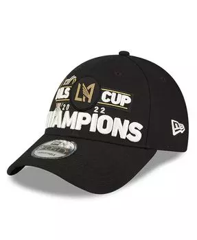 Мужская черная регулируемая кепка для раздевалки LAFC 2022 MLS Cup Champions 9FORTY New Era