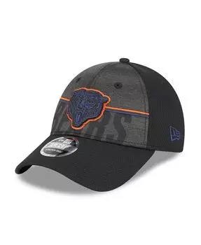 Мужская черная регулируемая кепка команды Chicago Bears 2023 NFL Training Camp Colorway 9FORTY New Era