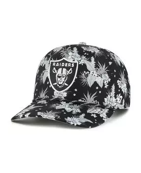 Мужская черная регулируемая кепка Las Vegas Raiders Dark Tropic Hitch '47 Brand