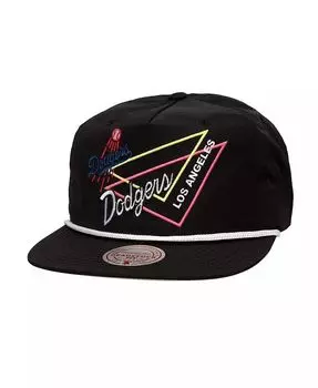 Мужская черная регулируемая кепка Los Angeles Dodgers Pew Pew Deadstock Mitchell & Ness, черный