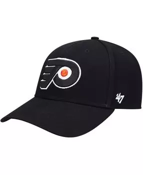 Мужская черная регулируемая кепка Philadelphia Flyers Legend MVP '47 Brand