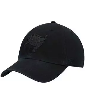 Мужская черная регулируемая кепка Tampa Bay Buccaneers Team в тон '47 Brand
