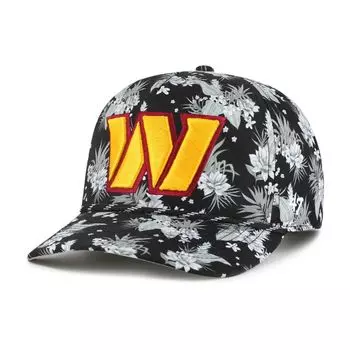 Мужская черная регулируемая кепка Washington Commanders '47 Dark Tropic Hitch