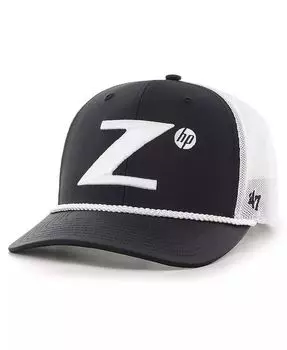 Мужская черная регулируемая кепка William Byron Z By HP Refuel Trucker '47 Brand, черный