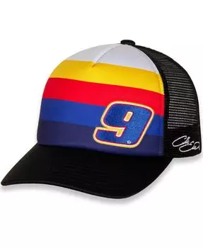 Мужская черная регулируемая шляпа Hendrick Motorsports Team Collection Chase Elliott Foam Trucker Snapback Fanatics