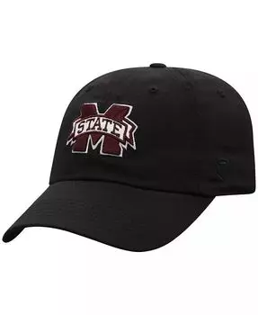 Мужская черная регулируемая шляпа Mississippi State Bulldogs Top Of The World, черный