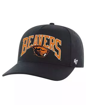 Мужская черная регулируемая шляпа Oregon State Beavers Walk Tall Hitch '47 Brand, черный