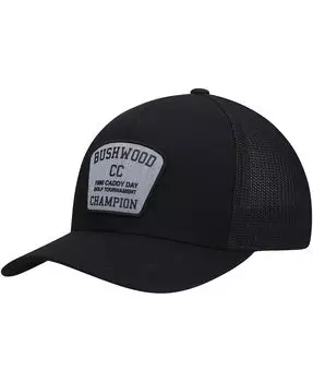Мужская черная регулируемая шляпа Presidential Suite Trucker Travis Mathew