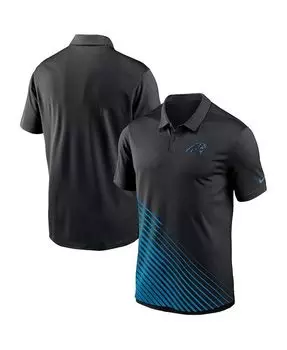 Мужская черная рубашка-поло Carolina Panthers Vapor Performance Nike, черный