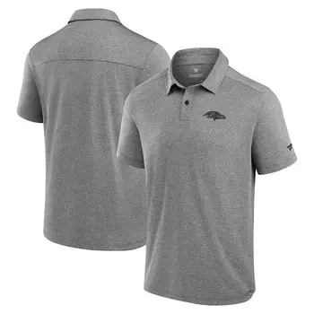 Мужская черная рубашка-поло Fanatics Baltimore Ravens Front Office Tech Fanatics Brands - White Label, цвет Rav Black