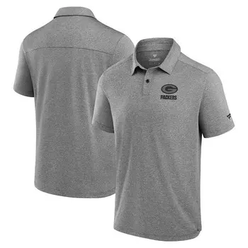 Мужская черная рубашка-поло Fanatics Green Bay Packers Front Office Tech Fanatics Brands - White Label, цвет Pkr Black