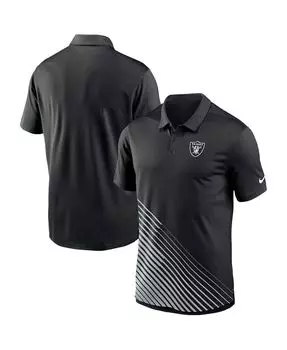 Мужская черная рубашка-поло Las Vegas Raiders Vapor Performance Nike