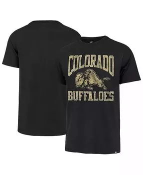 Мужская черная рваная футболка Colorado Buffaloes Big Ups Buffaloes Franklin '47 Brand, черный