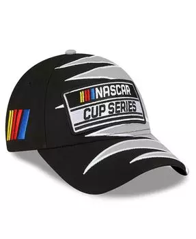 Мужская черная, серая регулируемая кепка с зигзагообразной застежкой Snapback серии NASCAR Cup Series 2023 9FORTY New Era