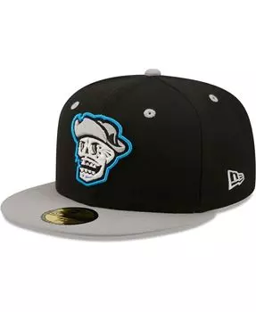 Мужская черная, серая шляпа Reyes de Plata de Las Vegas Copa De La Diversion 59FIFTY New Era
