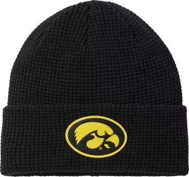Мужская черная шапка Columbia Iowa Hawkeyes Gridiron