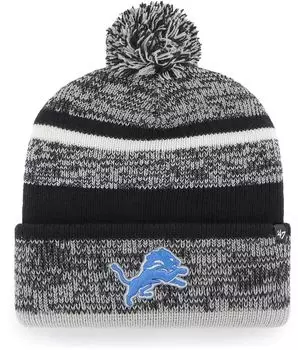 Мужская черная шапка с манжетами '47 Detroit Lions Northward
