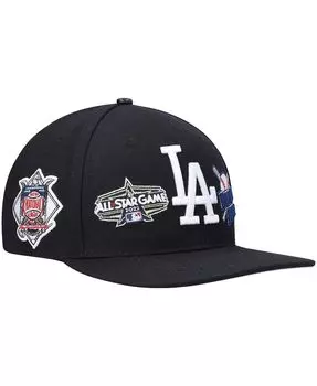 Мужская черная шерстяная кепка Los Angeles Dodgers All-Star Multi Hit Snapback Pro Standard
