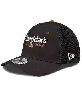 Мужская черная шляпа Kyle Busch 39THIRTY Cheddar's NEO Flex Fit New Era