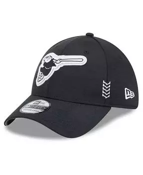 Мужская черная шляпа San Diego Padres 2024 Clubhouse 39THIRTY Flex Fit New Era, черный