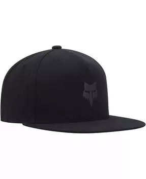 Мужская черная шляпа Snapback Fox, черный