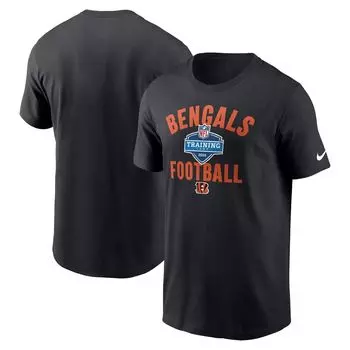 Мужская черная спортивная футболка Cincinnati Bengals Training Camp 2022 Nike