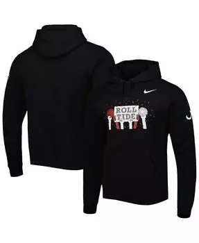 Мужская черная толстовка с капюшоном alabama crimson tide traditions Nike, черный