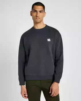 Мужская черная толстовка с капюшоном Lee, черный