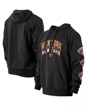 Мужская черная толстовка с капюшоном new york knicks 2022/23 city edition New Era, черный