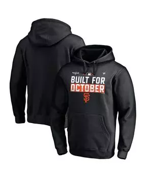 Мужская черная толстовка с капюшоном san francisco giants 2021 postseason locker room Fanatics, черный