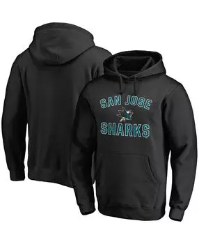 Мужская черная толстовка с капюшоном san jose sharks team victory arch Fanatics, черный